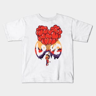 Love Balloons Kids T-Shirt